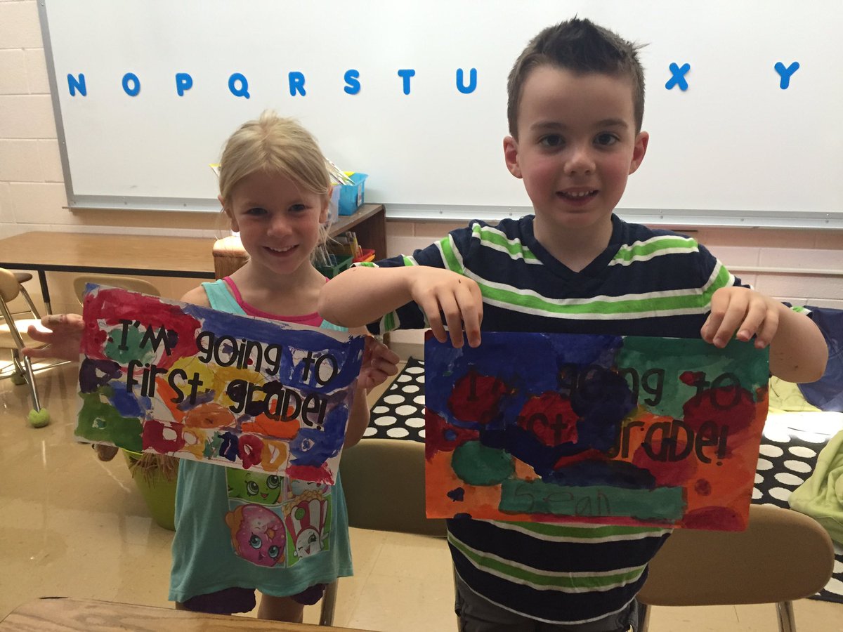 We're excited about heading to first grade! #le58rocks #dg58learns