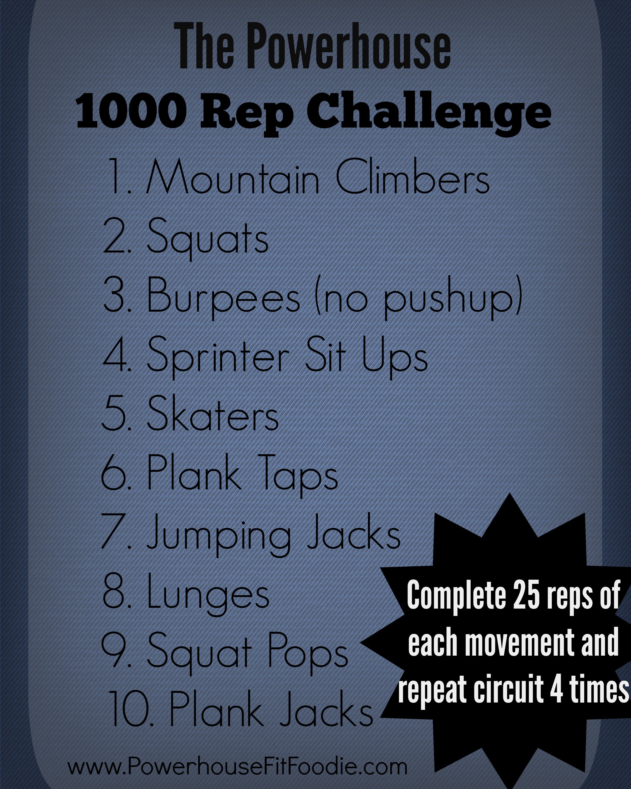Chelsey Hendriksen on X Looking for a killer bodyweight workout Try my popular Powerhouse 1000 rep challenge https t fXt36SDGe0 https t SgW5T688sv X