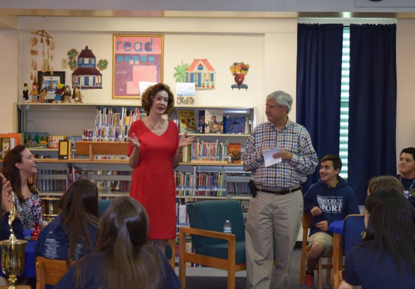 Frmr US Senator &amp; Gov Bob Graham stopped by BGEC for a Q&amp;A &amp; Learn about our Team Projects &amp; Law Society Competition