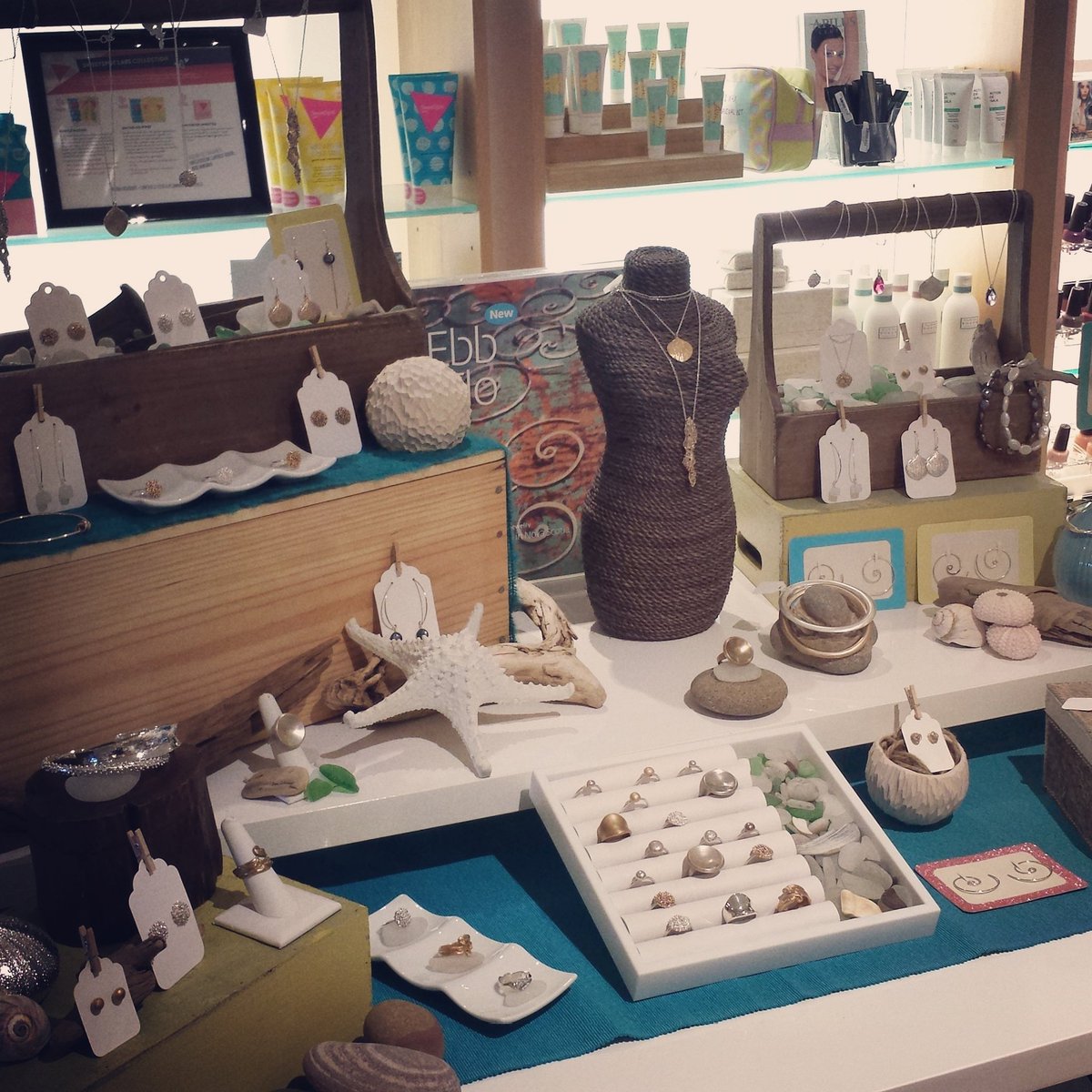 ebbflojewelry's tweet photo. Check out our fresh new display @SpiritSpaHfx lots new creations in store #halifax #dartmouth #Novascotia #spiritspa https://t.co/wEqzVDNZR8