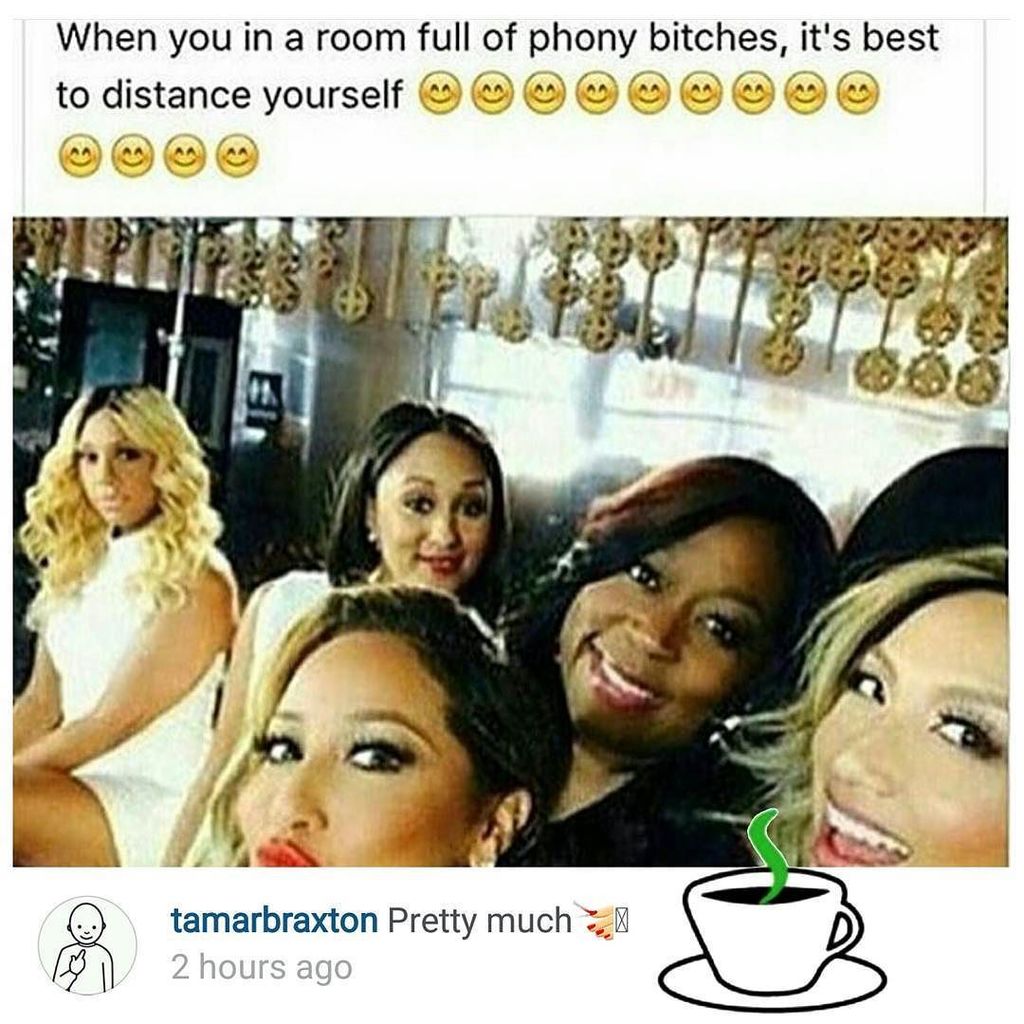 TeamCurtains's tweet photo. She's Back! #TamarBraxton threw a rainforest when a fan posted this meme! #Instacreeping 🌴… https://t.co/VtoVQoW1Ad https://t.co/vhqrN5h6PZ
