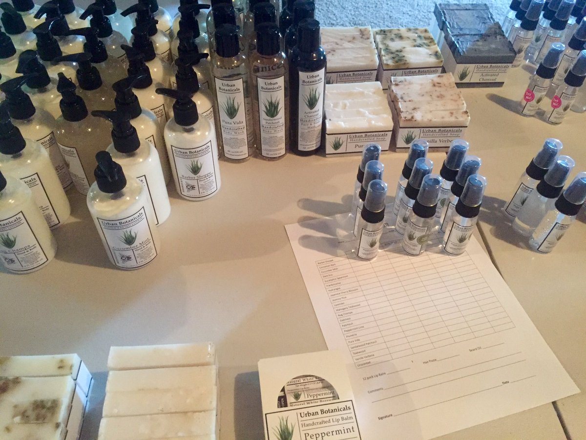 Filling orders and taking names!! #restocked #newproducts #urbanbotanicals