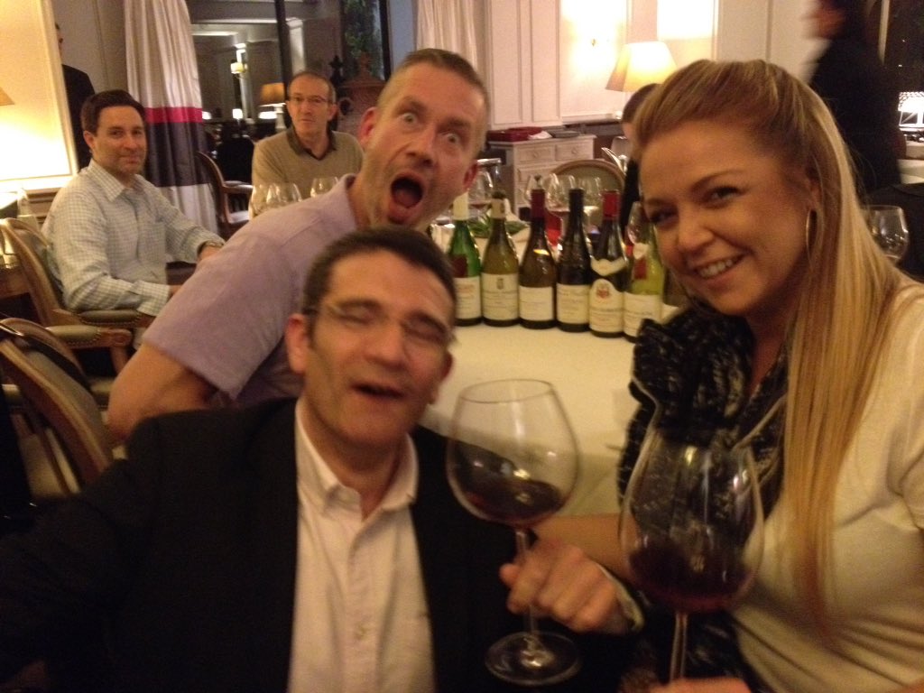 BazasDimitri's tweet photo. Dream team on Beaune Brie &amp; Dan @Champy_Beaune @CPWineGuy @davstephan https://t.co/NhY99X4Yds