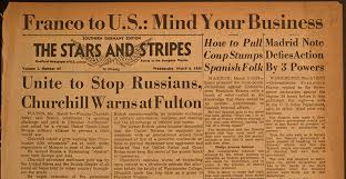 whathappend_oo's tweet photo. in 1946, @whathappend_oo  Winston Churchill's "Iron Curtain" speech warns of Soviet expansion. https://t.co/RIMiLgwtrV