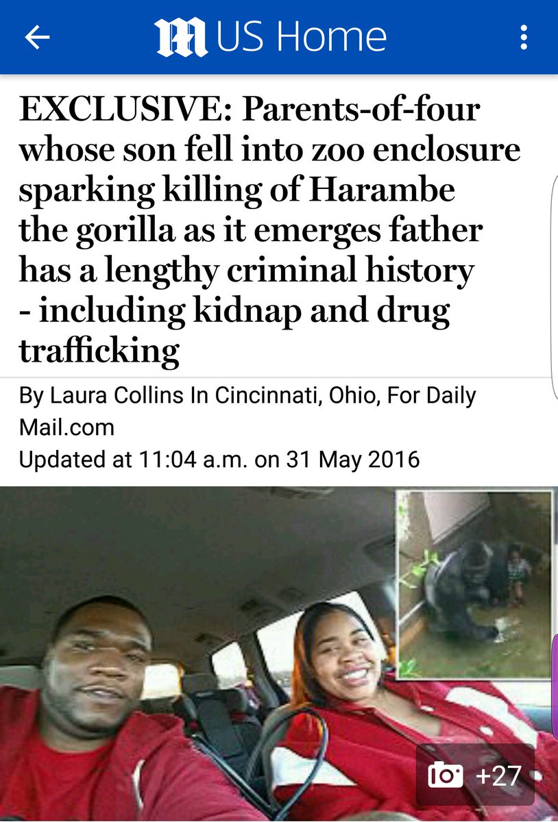 StyleJustified's tweet image. Wht does that have to do with anything?
We're talking abt a child at the zoo, not the father's criminal history!