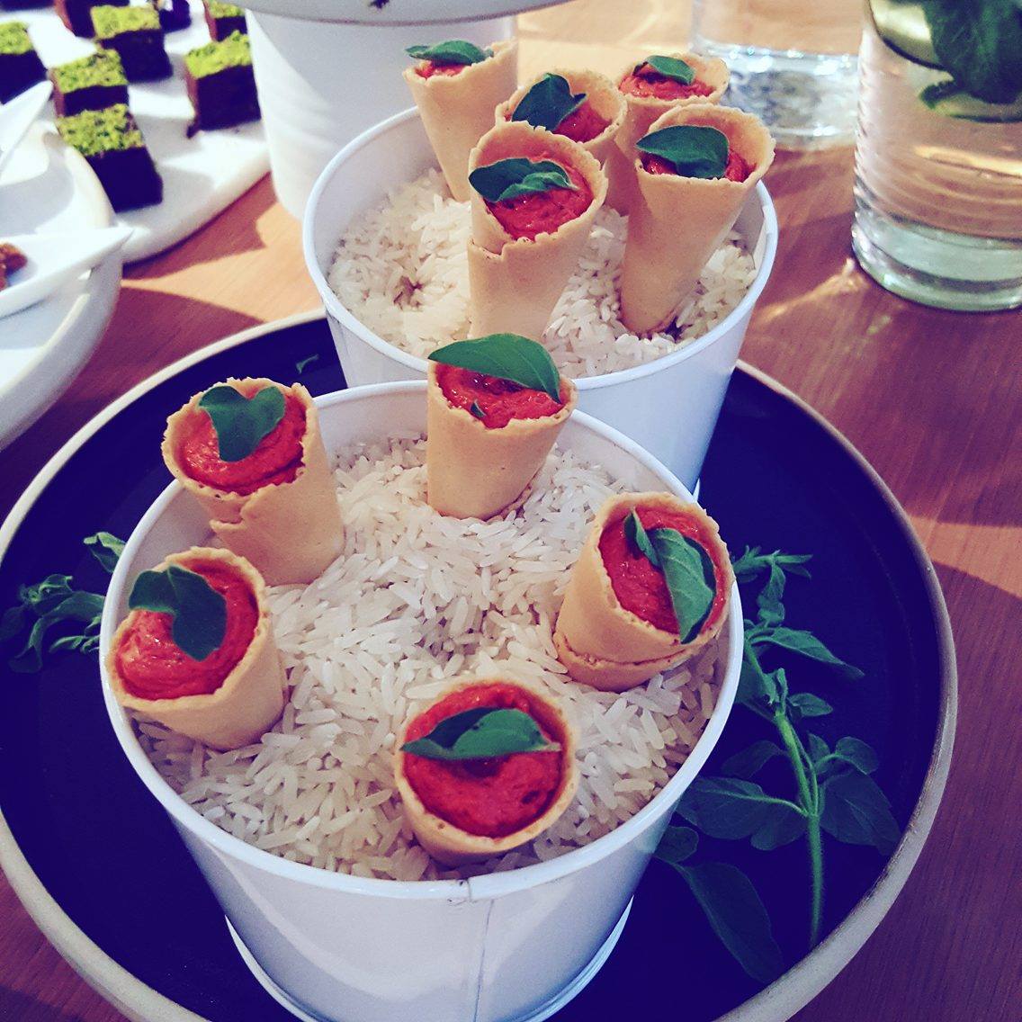 _PlanEvent_'s tweet photo. Super delicious #sundriedtomatoes canapes! Well done @social_pantry ! https://t.co/Tc33hC4HHd