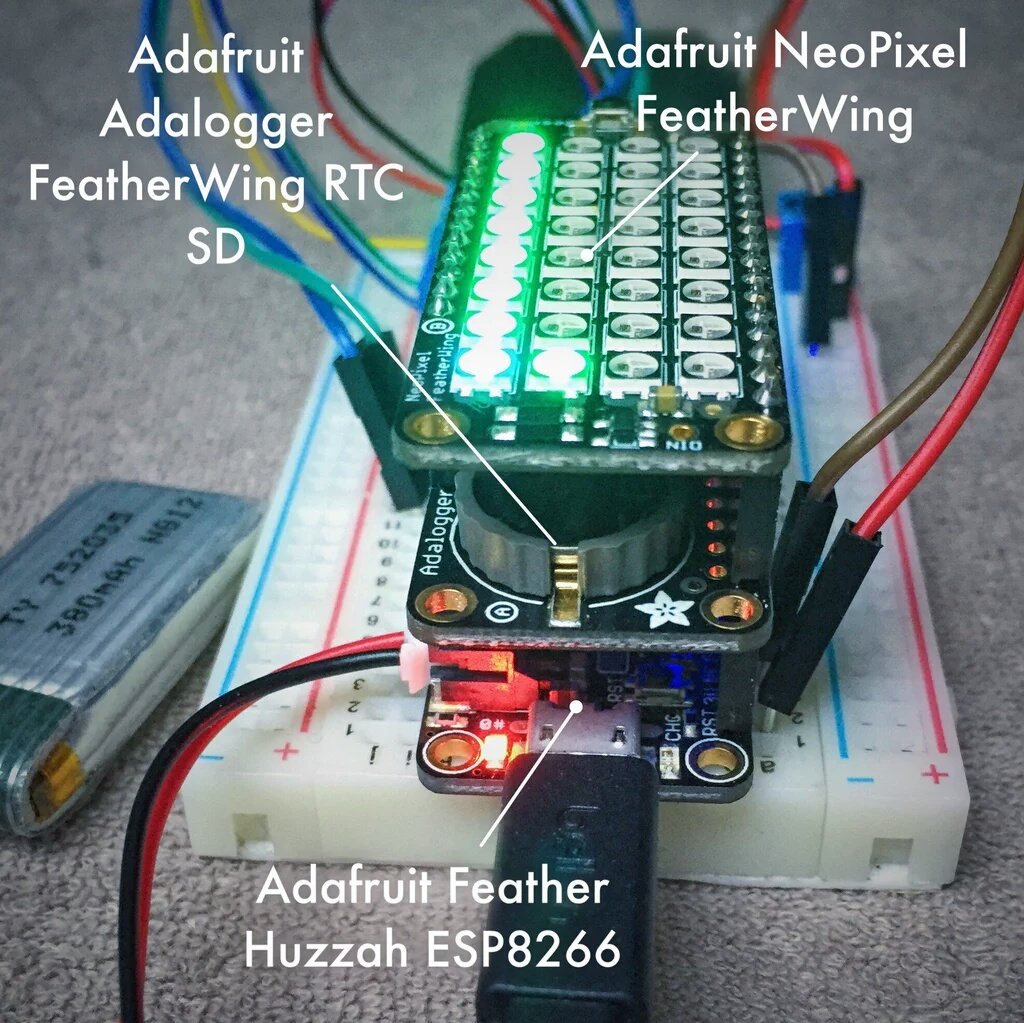 Eth_Dev_News's tweet image. #HackadayIO @filid shares build of #WiFiscanner w/logging, GPS tracking: bit.ly/1sHW755 #IoT #gamedev #apps