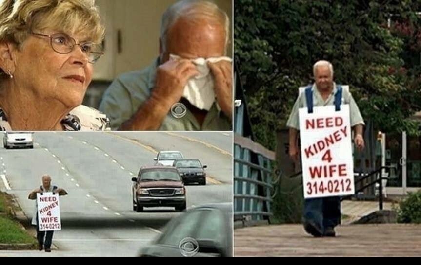 57 yıllık eşi için 1 yıl boyunca sokak sokak dolaşıp uygun ilik arayan bu adama selam olsun..