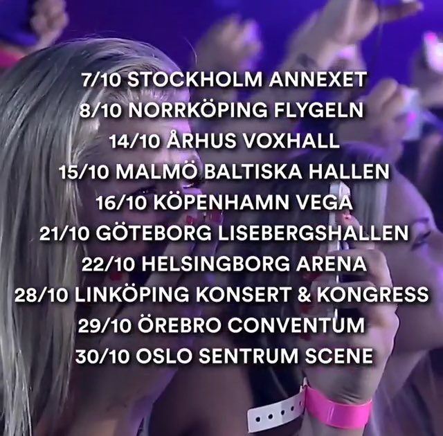 trojejentene's tweet photo. The squad is coming to Oslo and copenhagen!!🤘🏼 Can't wait to see you😚 @thefooomusic https://t.co/vOdmTzij0T