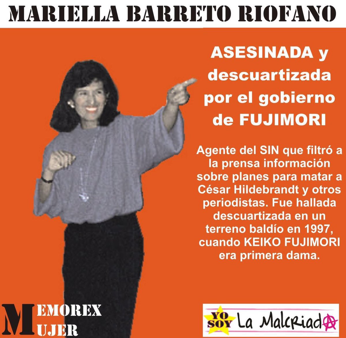 Yen_pe8's tweet photo. #MiVotoEsPorElPeru 
#MarchaxLaDemocracia
Una mujer que nunca quiso al País, no merece ser presidente https://t.co/3b3aEADXJr