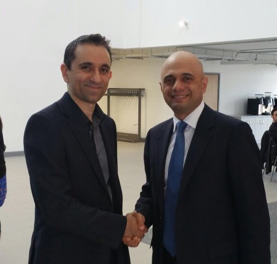 Good to talk with <a href="/sajidjavid/">Sajid Javid</a> today <a href="/conigital/">Conigital Group</a> offices in iCentrum about the INSIGHT autonomous shuttle project.