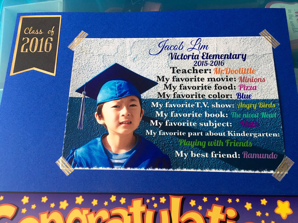 MomofJacobLim's tweet photo. Loving how these came out. @TigerTownRUSD #kindergraduate #onto1stgrade #almostsummervacation #JaconTrinhLim https://t.co/0TXUpVoA4t
