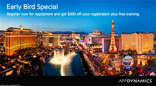 Get free training &amp; learn more about <a href="/AppDynamics/">Splunk AppDynamics</a> user conference #AppSphere16: bit.ly/1VtLe2y