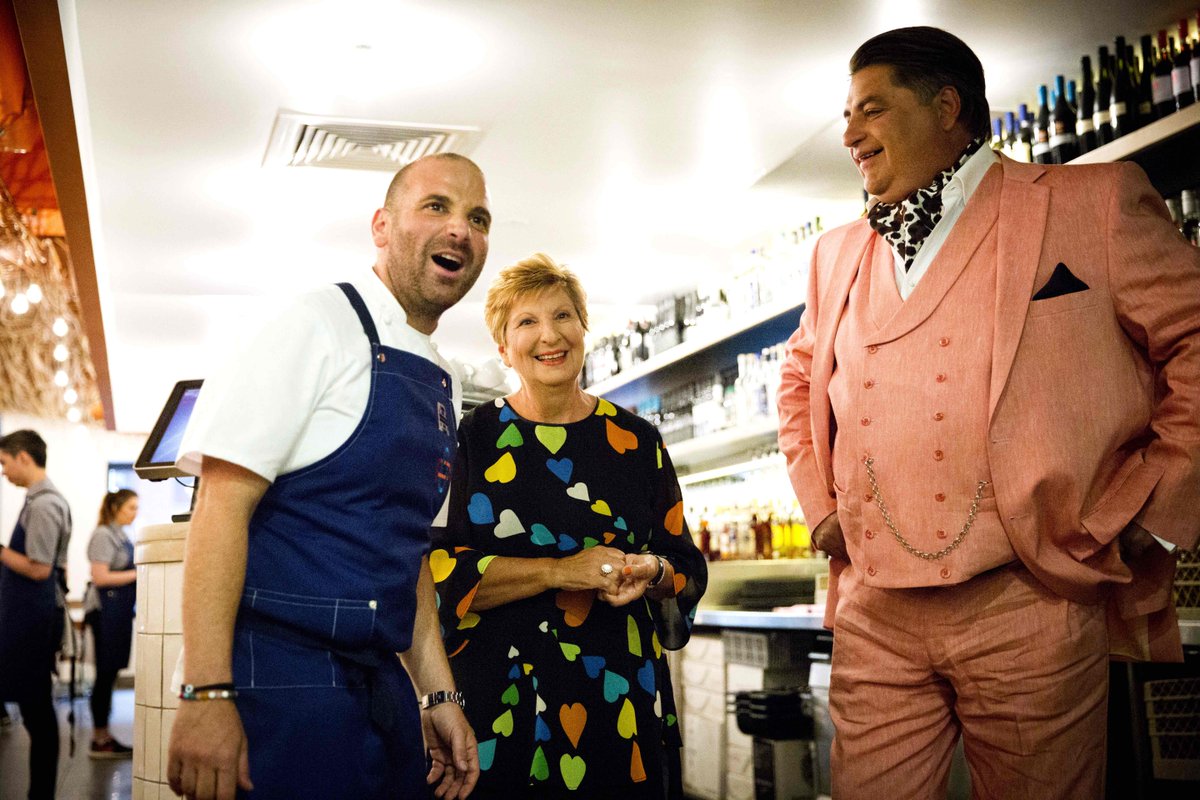 HellenicRep's tweet image. 2 teams. 3 courses. 120 guests. Not to mention the one and only Mary Calombaris! #masterchefau #tonight