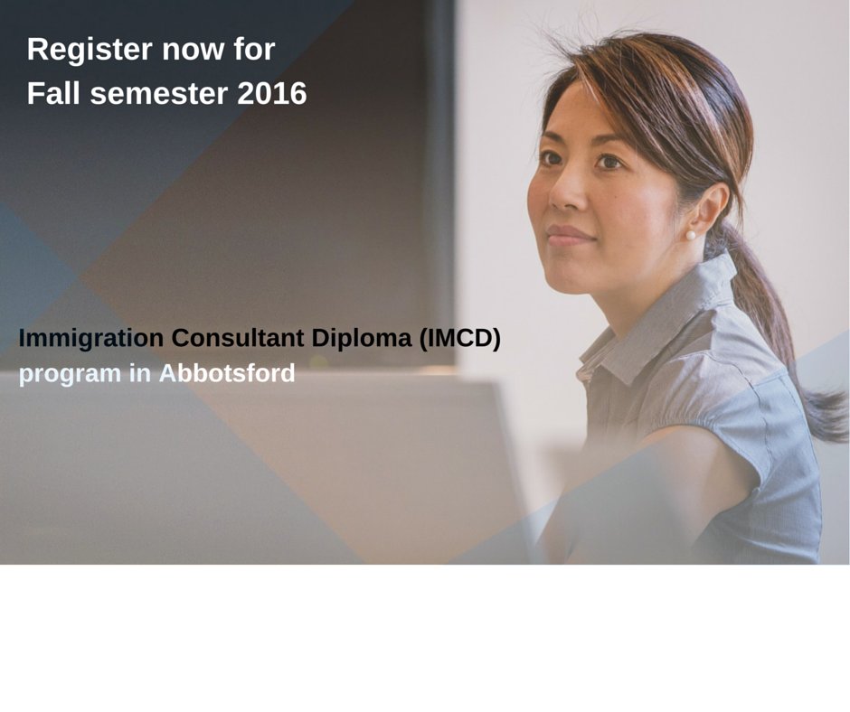 PathwayCanada's tweet image. Immigration consultant diploma (IMCD) program in Abbotsford.
Full-time (4 months) or Part-time (10 months) program.