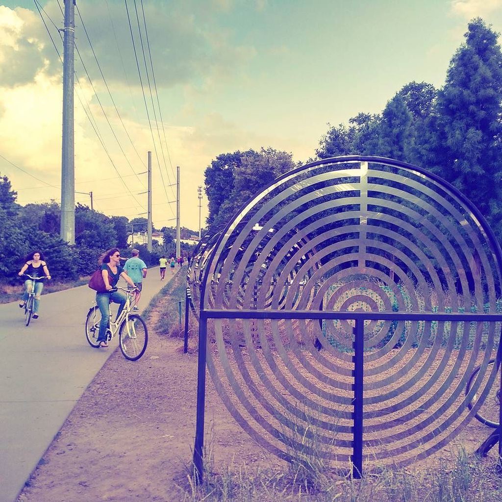 Nice pic from IG: ift.tt/1sJYCUG out on the #beltline #atlantabeltline #cycling #citycycling