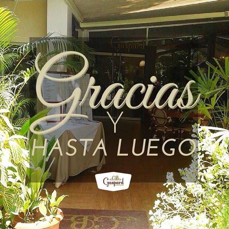 Lamentamos informarles que hoy cerramos nuestras puertas. Lee el comunicado completo en nuestro Instagram gaspardbra