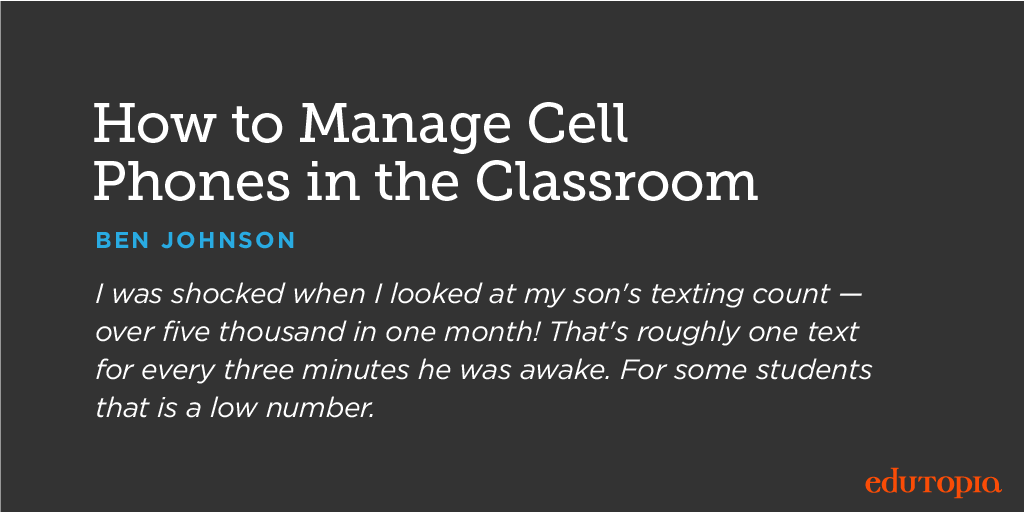 edutopia's tweet photo. Creating a classroom cell phone policy? A few things to consider: https://t.co/UukFdKCV6L. https://t.co/3dqkqdx82Y