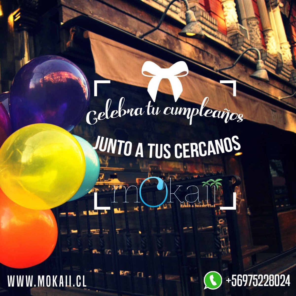 mokaiichile's tweet photo. 🎉 Celebra tu cumpleaños con nosotros.
Cotiza en:
📲 +56975228024
✉️ arriendos@mokaii.cl
🌐 https://t.co/QdzhOzuii3 https://t.co/D2K8iaY29h