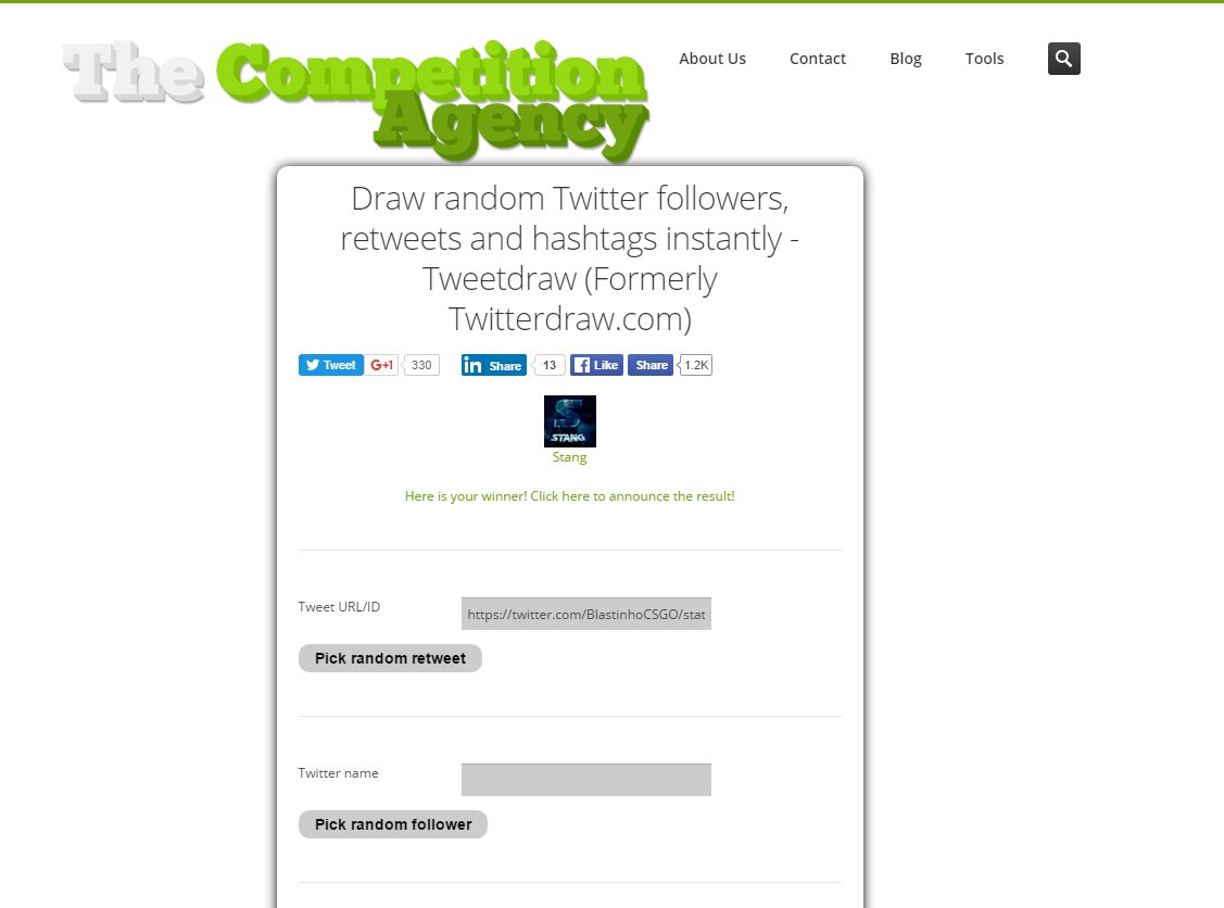 <a href="/CSGOSuites/">CSGOSuites</a> ganador del sorteo! @StangYT felicidades!!