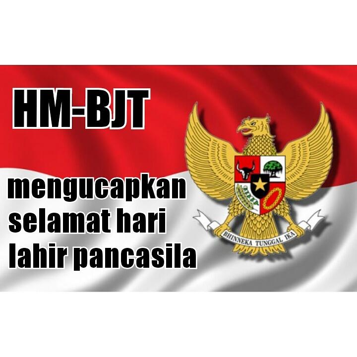 HM-BJT mengucapkan selamat hari lahir pancasila