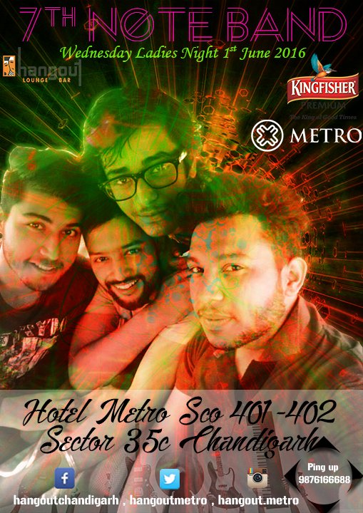 HangoutMetro's tweet image. #Music of #7Note band, and turn your time into #pleasant #memories at @HangoutMetro