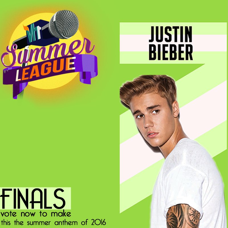 vh1india's tweet photo. #Vh1SummerLeague FINALS contender 2 is @justinbieber! Want him to WIN THIS? Then RT and LIKE this tweet to VOTE! https://t.co/Sk6wyXTPYo