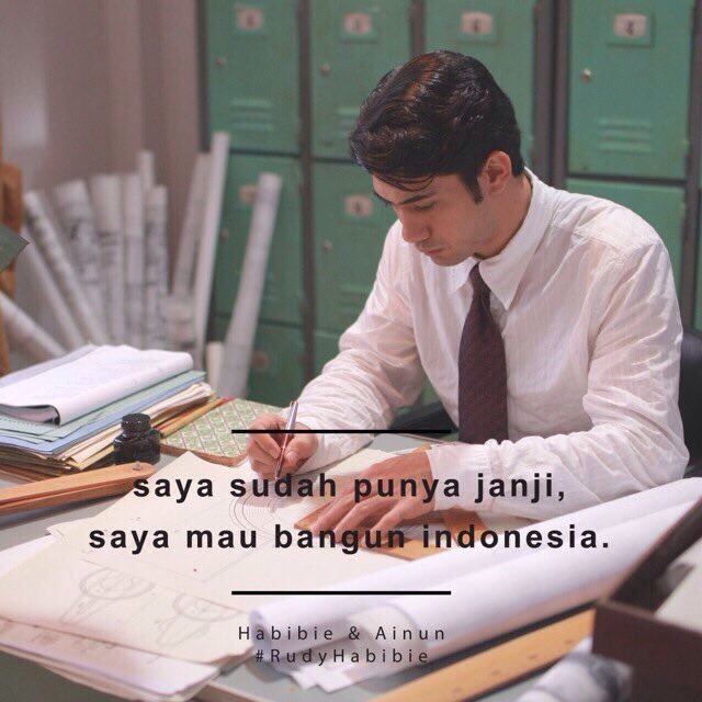 ManojPunjabiMD's tweet photo. Janji Pak Habibie untuk Indonesia. Jangan lupa saksikan @RudyHabibie_ di bioskop-bioskop mulai 30 Juni 2016! https://t.co/lXbZvlaL7h