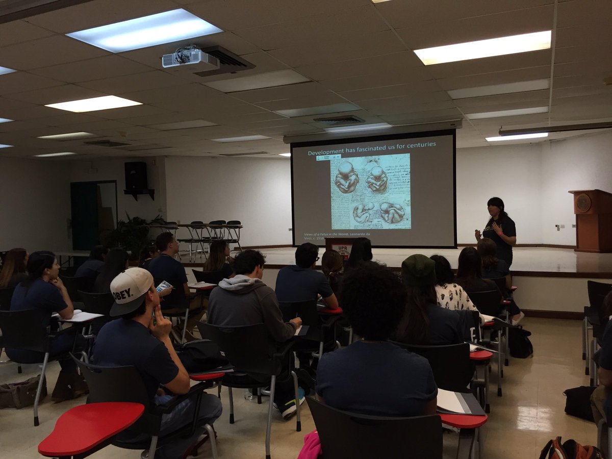 DFB2017's tweet photo. On the last lecture, #postdoc Dr. Leilani Marty Santos taught us about development and disease. #DFB2016 #biology https://t.co/acIiUCYqdD