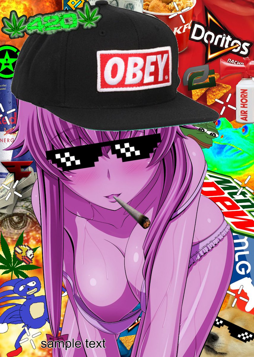 MLG_ecchi's tweet image. Anime: Future Diary
Character: Yuno Gasai
Artist: Hai Raito