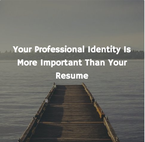 socialselling's tweet image. Your Professional #Marketing Identity Is More Important Than Your Resume  socialsell.in/1UcoT4z