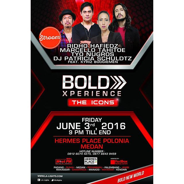 HermesMdn's tweet photo. 2 More Days! @boldxperience THE ICONS feat. The Stroom @HermesMdn 03 Jun'16… https://t.co/KXuwRv5Ehh #boldxperience https://t.co/UAk1aqO84m
