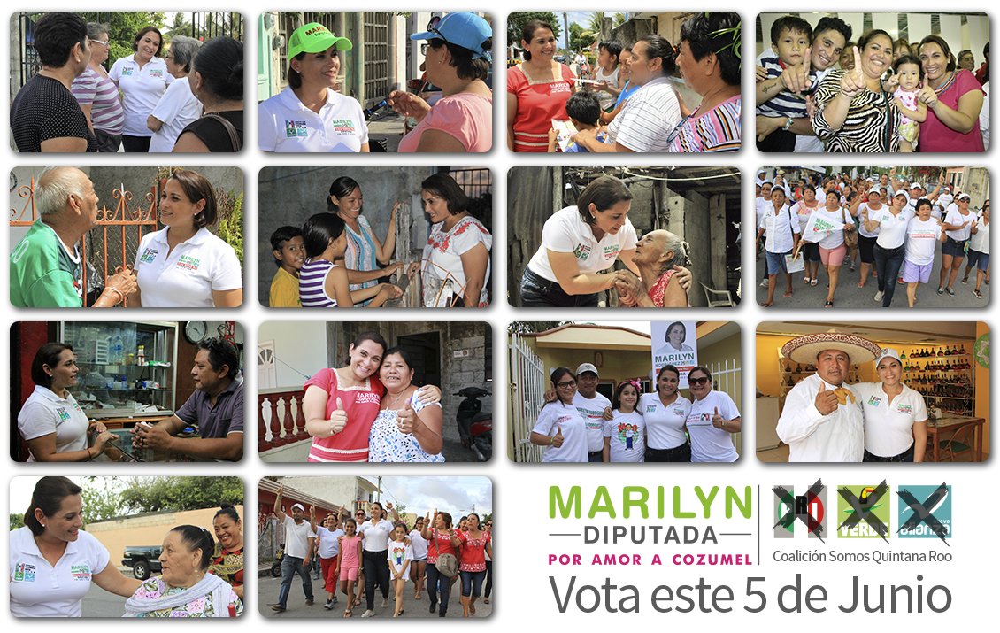 YoVoyConChanito's tweet photo. Chanito Toledo: RT marilynrdzm: Muchas gracias paisanos, vamos #PorAmorACozumel a votar este 5 de junio por #Maril… https://t.co/mIrNKl490h