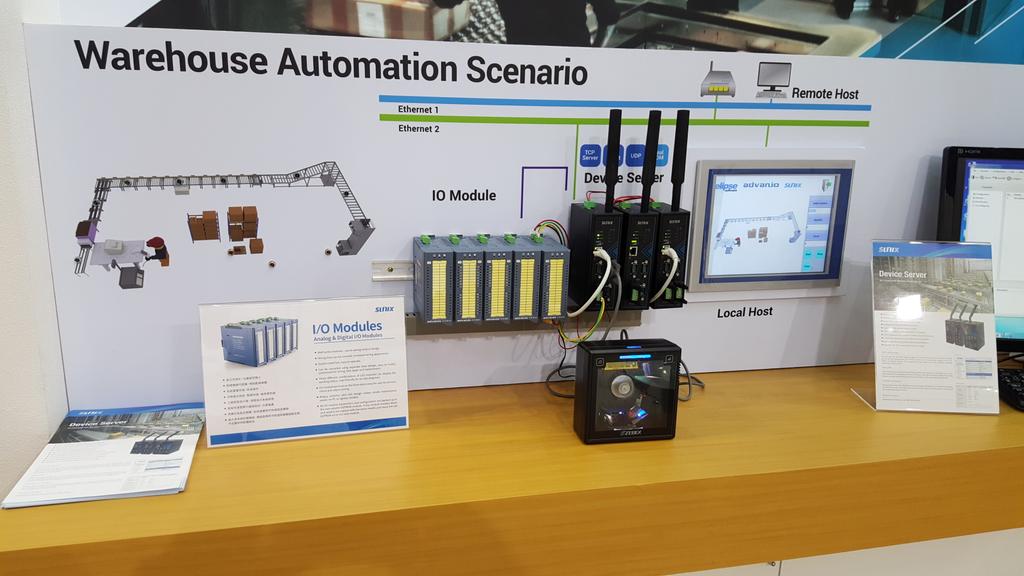 SunixUSA's tweet image. Sunix Device Server in action at Nangang Hall M1219 #computex #deviceserver #serialserver #IPC