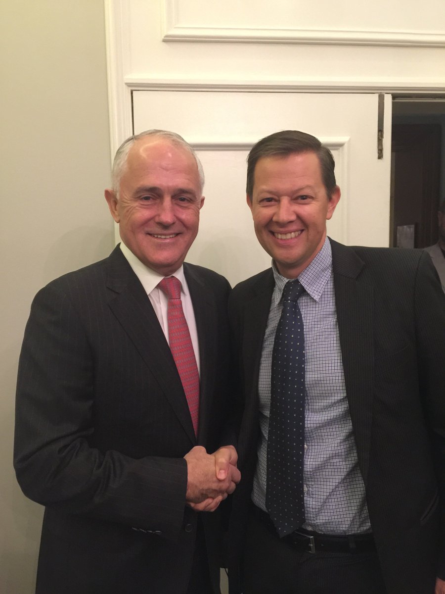 Great to discuss @_cohort and the startup ecosystem with <a href="/TurnbullMalcolm/">Malcolm Turnbull</a> and @Wyatt_MP today. <a href="/RiverCityLabs/">🚀River City Labs</a> <a href="/sbxr/">Steve Baxter (Winston Smith - let's not go there)</a>