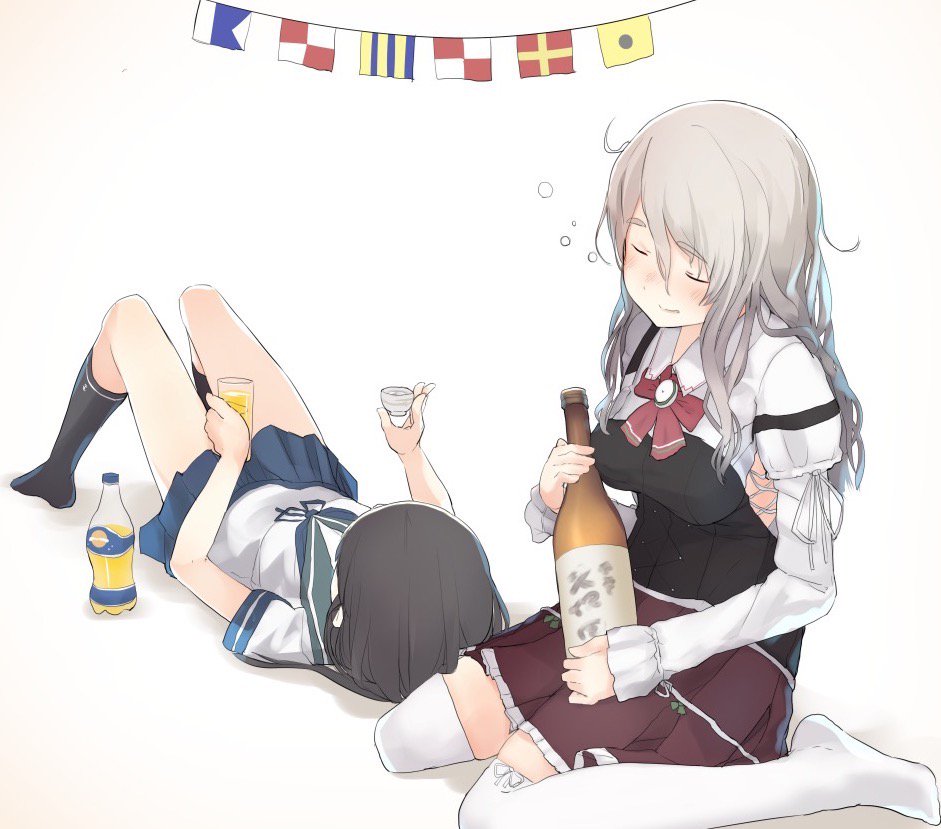 ポーラ(艦これ) 「イベントおつかれさまの会 」|フーフーのイラスト