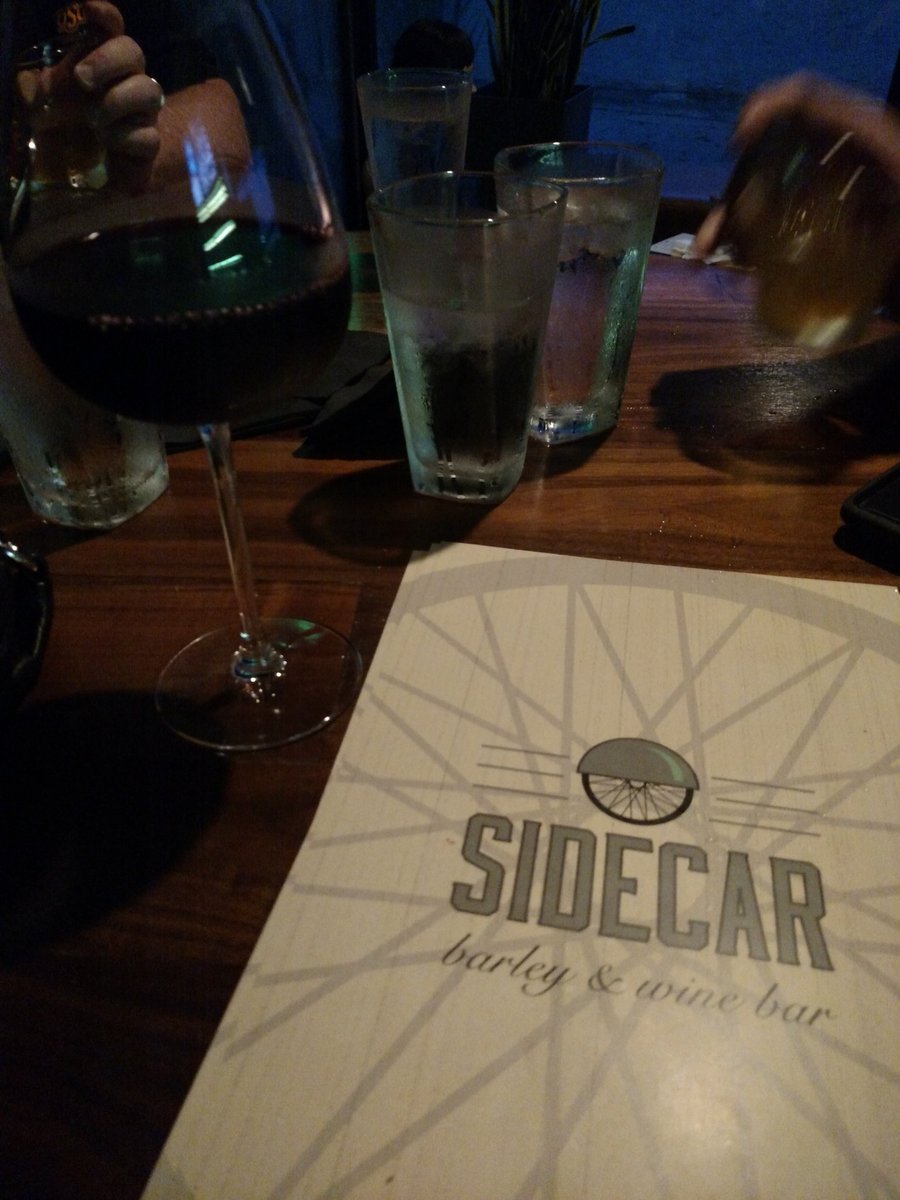 Enjoyed a nice Cabernet from <a href="/ClayhouseWines/">Clayhouse Wines</a> and a scotch at @sidecarokc. #goodfriends #wine #cabernet #friendTime