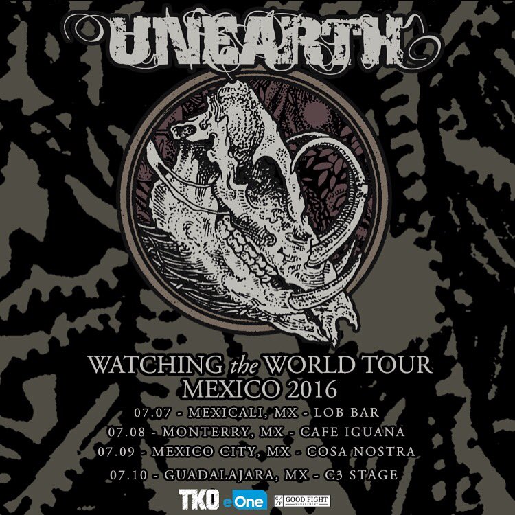 TrevorPhipps's tweet photo. Heading back to Mexico! #watchingtheworldtour #unearth #Monterey #mexicocity #Mexicali #Guadalajara #watchersofrule https://t.co/AYluUiF7AS