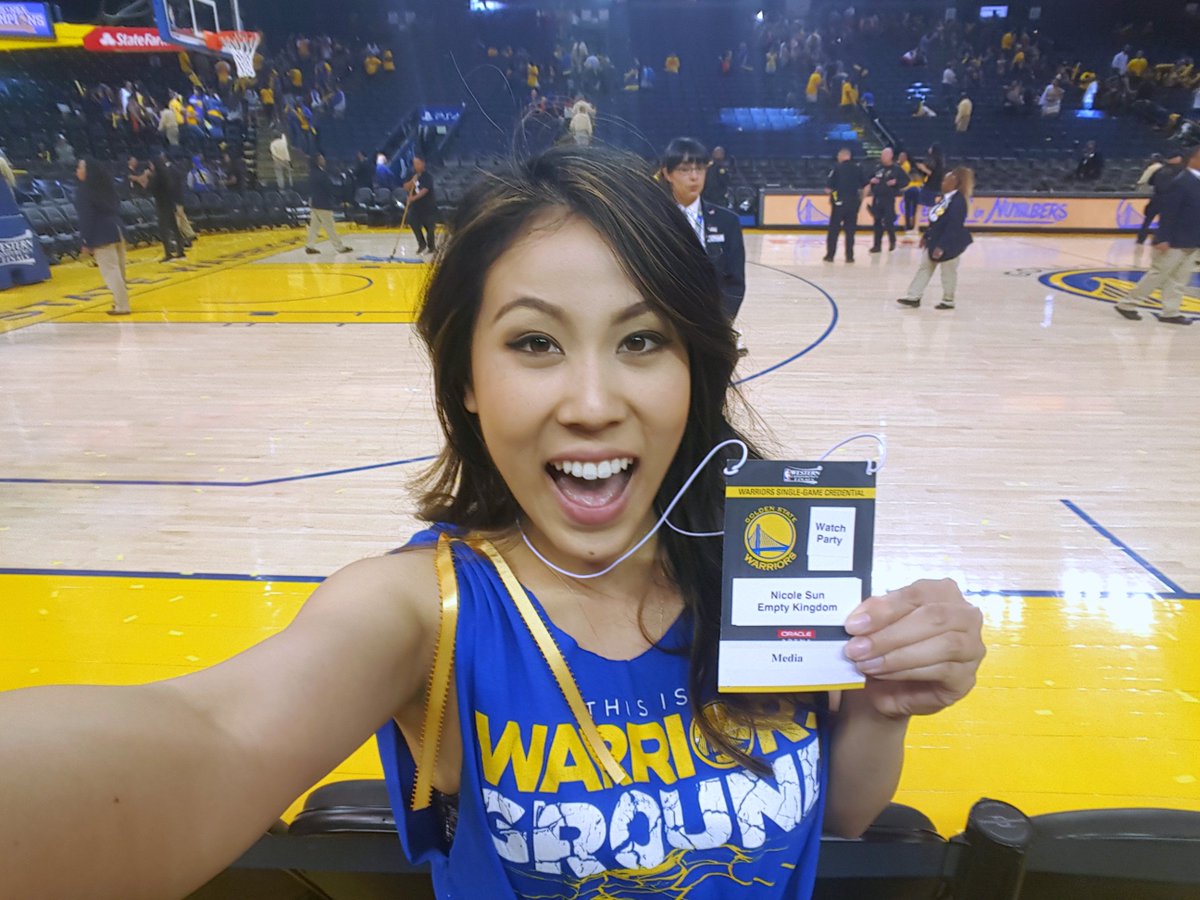 Press at <a href="/warriors/">Golden State Warriors</a> for <a href="/thebelieversdoc/">believers documentar</a>, <a href="/CameTV/">CAME-TV</a>'s #gimbal, 1st <a href="/facebook/">Facebook</a> #livevideo Read >> nickisun.com/2016/05/31/492…