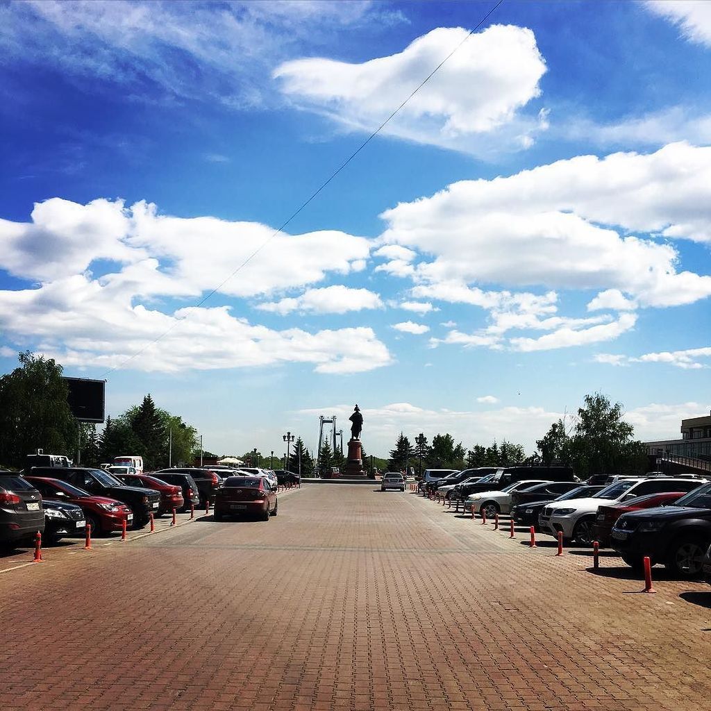 🌤 #krsk #памятникрезанову #sky #clouds #красноярск