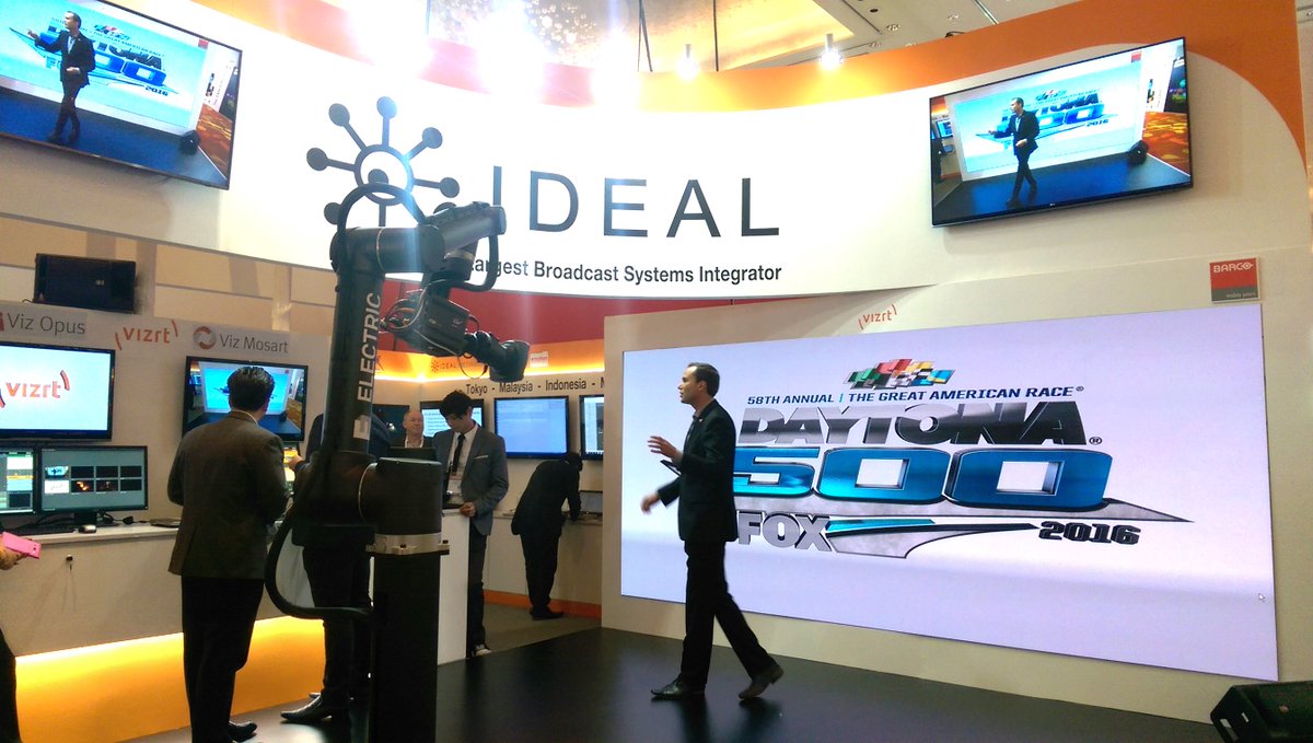 Discover awesome #BarcoLED backdrops for broadcasting &amp; studios at #BroadcastAsia2016 <a href="/Ideal_sys/">Ideal Systems</a> <a href="/vizrt/">Vizrt</a> booth 5D4-02