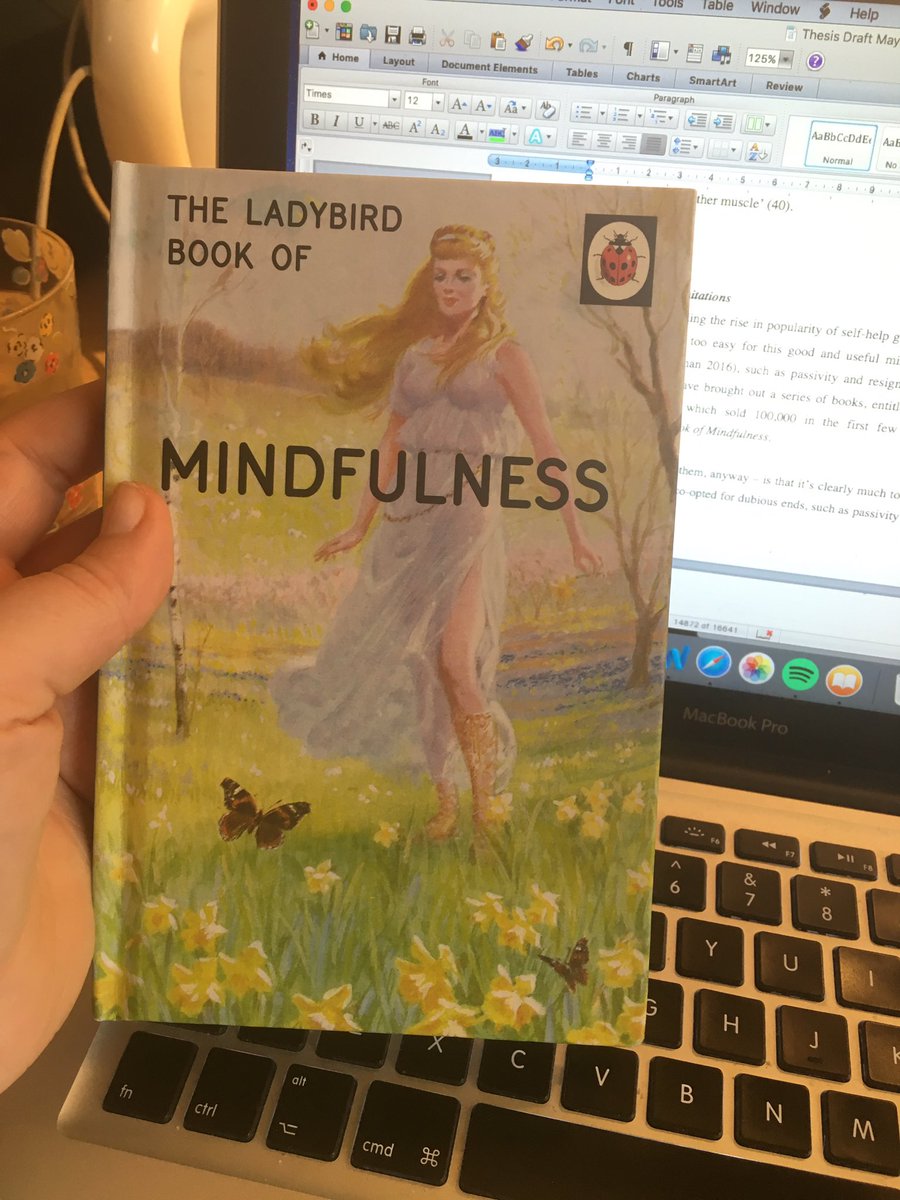 amindfulmuser's tweet photo. Now it's time for @ladybirdbooks to make an appearance in my MPhil thesis on mindfulness. This is the FUN chapter!⭐️ https://t.co/WCqf1fUrOW