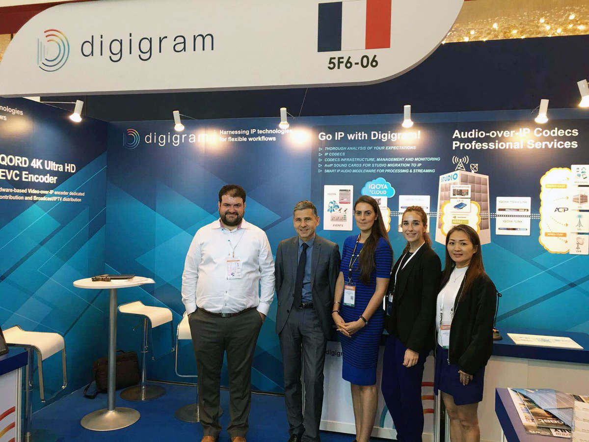 digigram's tweet photo. Meet our team on Digigram booth #5F6-06 (Level 5) @BroadcastAsia ! #AoIP More information : https://t.co/a0YqORHPoG https://t.co/32zbDmgiLh