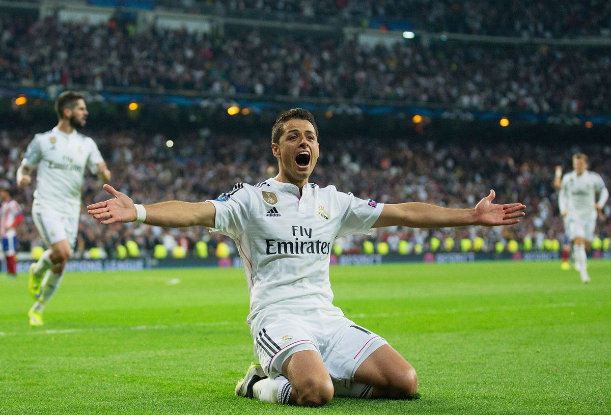 ChampionsLeague's tweet photo. Happy birthday, Javier Hernández! 🎊🎈🎁 #UCL https://t.co/ixiNFF4Hcr