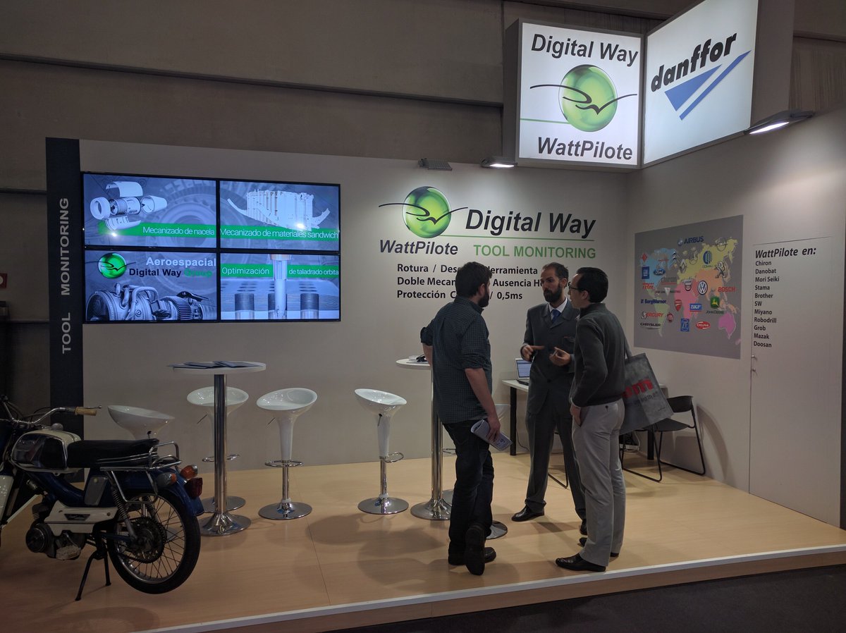 DigitalWayGroup's tweet image. Third day of show @BEC_BIEMH 
Visit us Hall 1 - botth H-41
#toolmonitoring #wattpilote