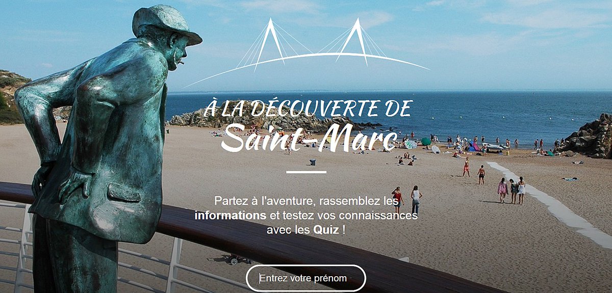 VisitStNazaire's tweet photo. #SaintNazaire Un quiz sur #SaintMarcsurMer #MonsieurHulot et le #PavillonBleu. Voir l’appli https://t.co/5DWO59dHGs https://t.co/YlV6IaVzGW