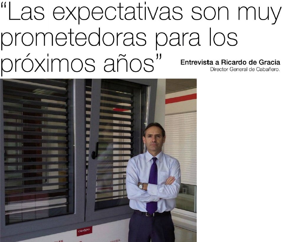 Cabanyero_'s tweet photo. Nuestro director general, Ricardo de Gracia, en una entrevista para VIDRIOPERFIL. (pág 22) https://t.co/5q8JUYcffL https://t.co/BAa51NJ3ma