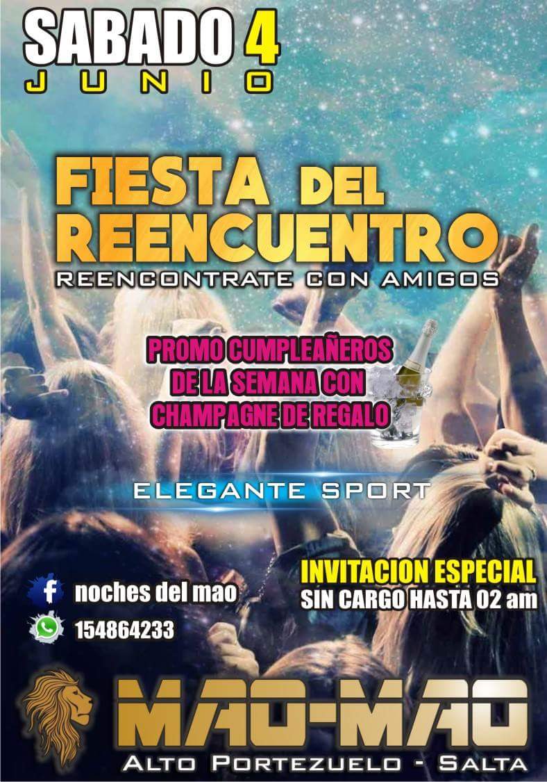 CastilloMaoMao's tweet photo. Reencontrate con amigos!!! El sábado te esperamos https://t.co/0ljOIF53Rn