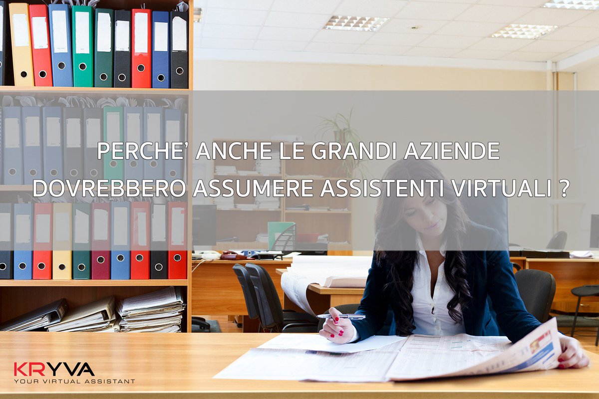 KrisztinaFekecs's tweet image. Perché anche le grandi aziende dovrebbero assumere #assistentivirtuali? ow.ly/ooyI300JBUp  #smartoffice