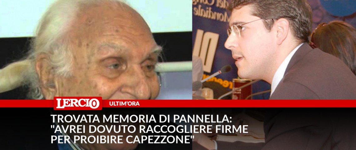 lercionotizie's tweet photo. #ultimora Trovata memoria di Pannella: “Avrei dovuto raccogliere firme per proibire Capezzone” https://t.co/4Xb3ghb7AY